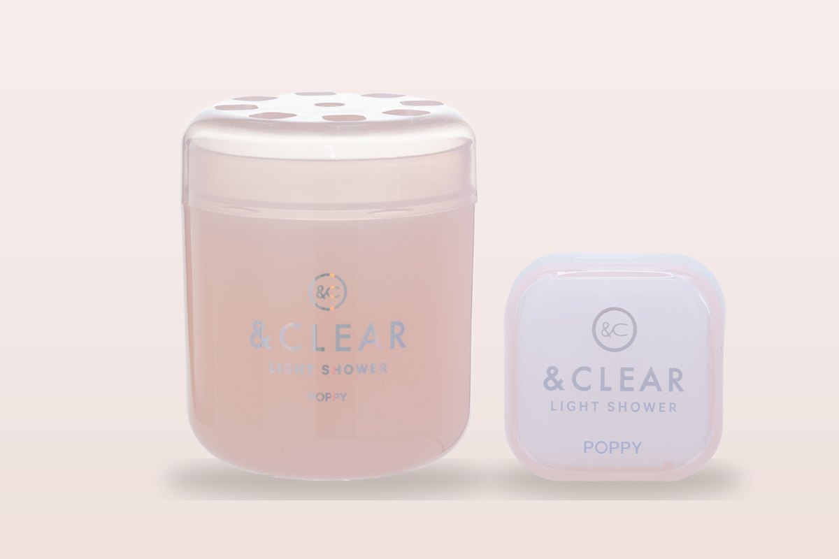 & CLEAR 輕盈麝香：果凍杯與冷氣孔